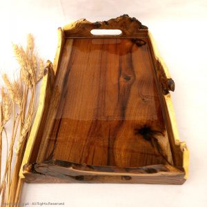 سینی چوبی رزین مدل s3